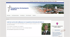 Desktop Screenshot of kirche-heilbronn.de